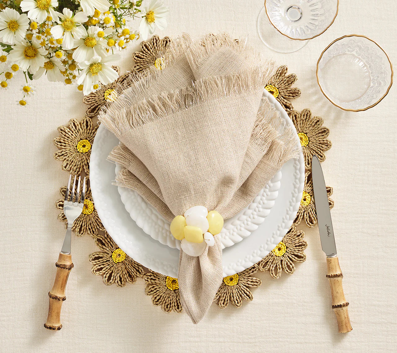 Fringe Napkin Set of 4