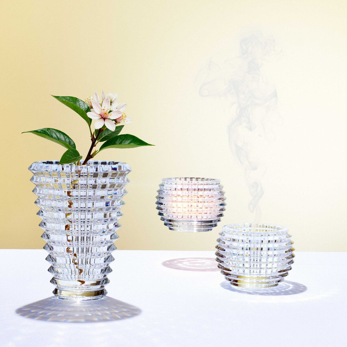Baccarat Eye Votives Clear Crystal Set of 2