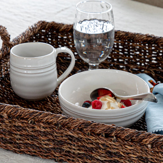 Bilbao 5pc Place Setting - Whitewash