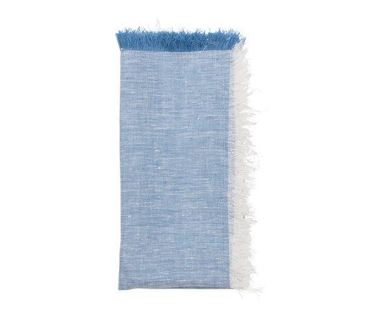 Chambray Fringe Napkin Set of 4
