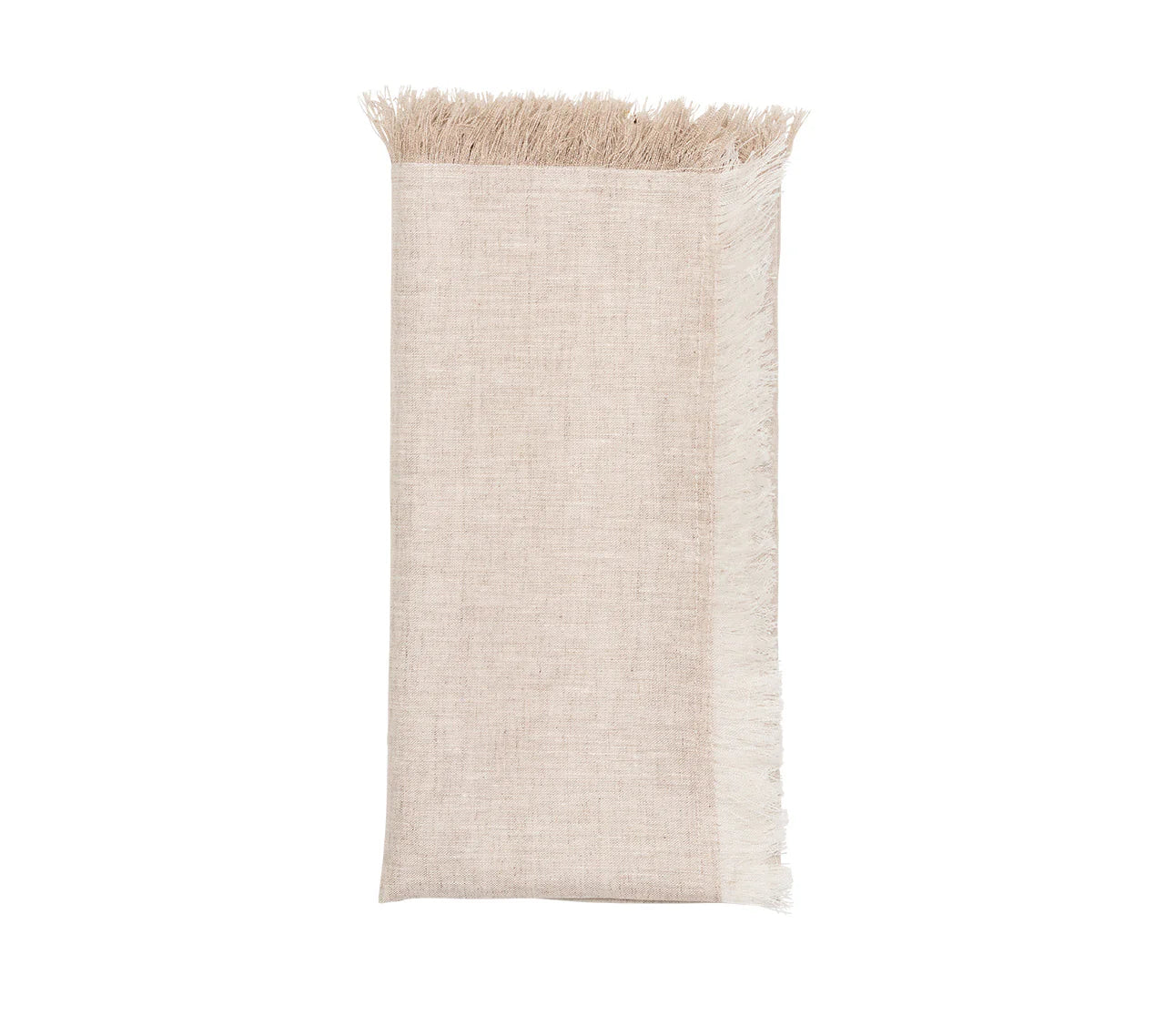 Chambray Fringe Napkin Set of 4