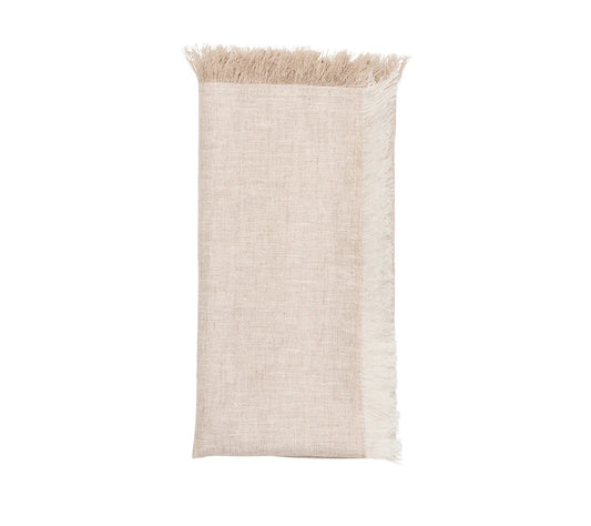 Chambray Fringe Napkin Set of 4