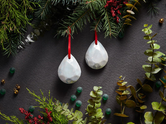 Noel Pearly Christmas Ornament