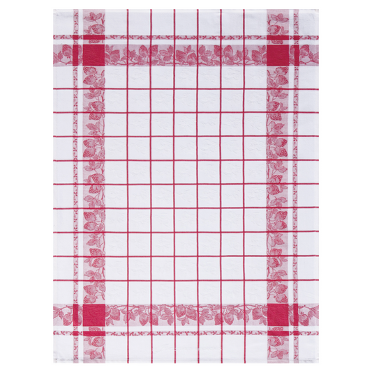Tea towel Fraises Cotton