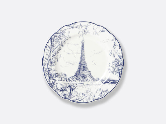 Tout Paris Bleu Nuit Set of 2 Plates