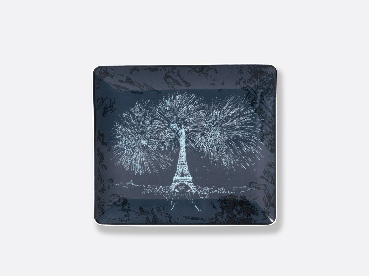 Tout Paris Tray Bleu Nuit 6.7" x 5.9"