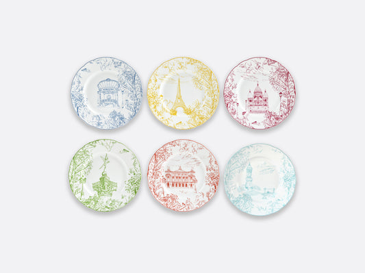 Tout Paris Set of 6 Salad Plates