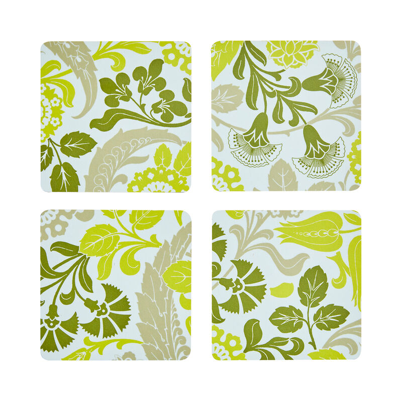 Coasters Voyage Iconique Wood set of 4