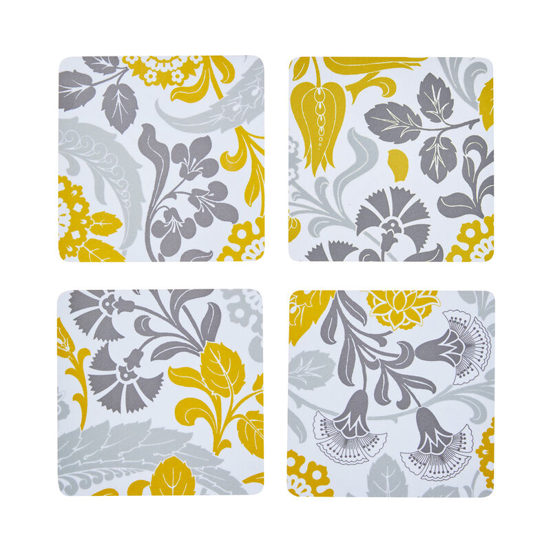 Coasters Voyage Iconique Wood set of 4