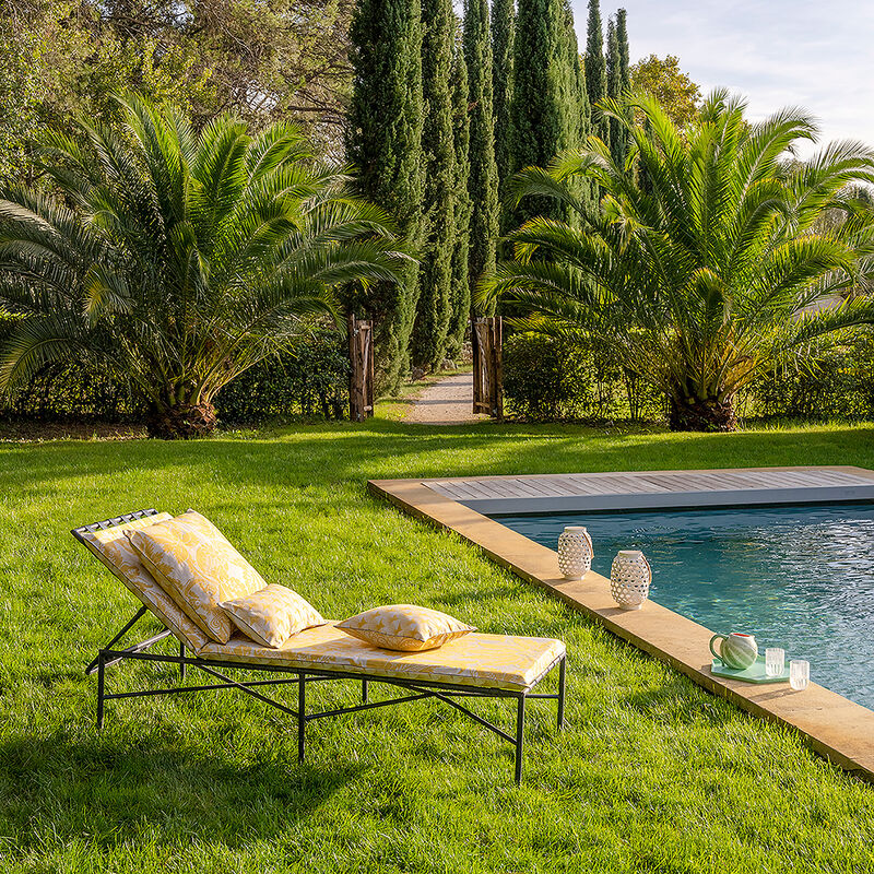 Sun lounger cushion Soleil Cotton