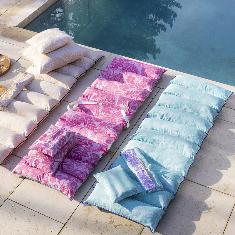 Sun lounger cushion Barbade Cotton