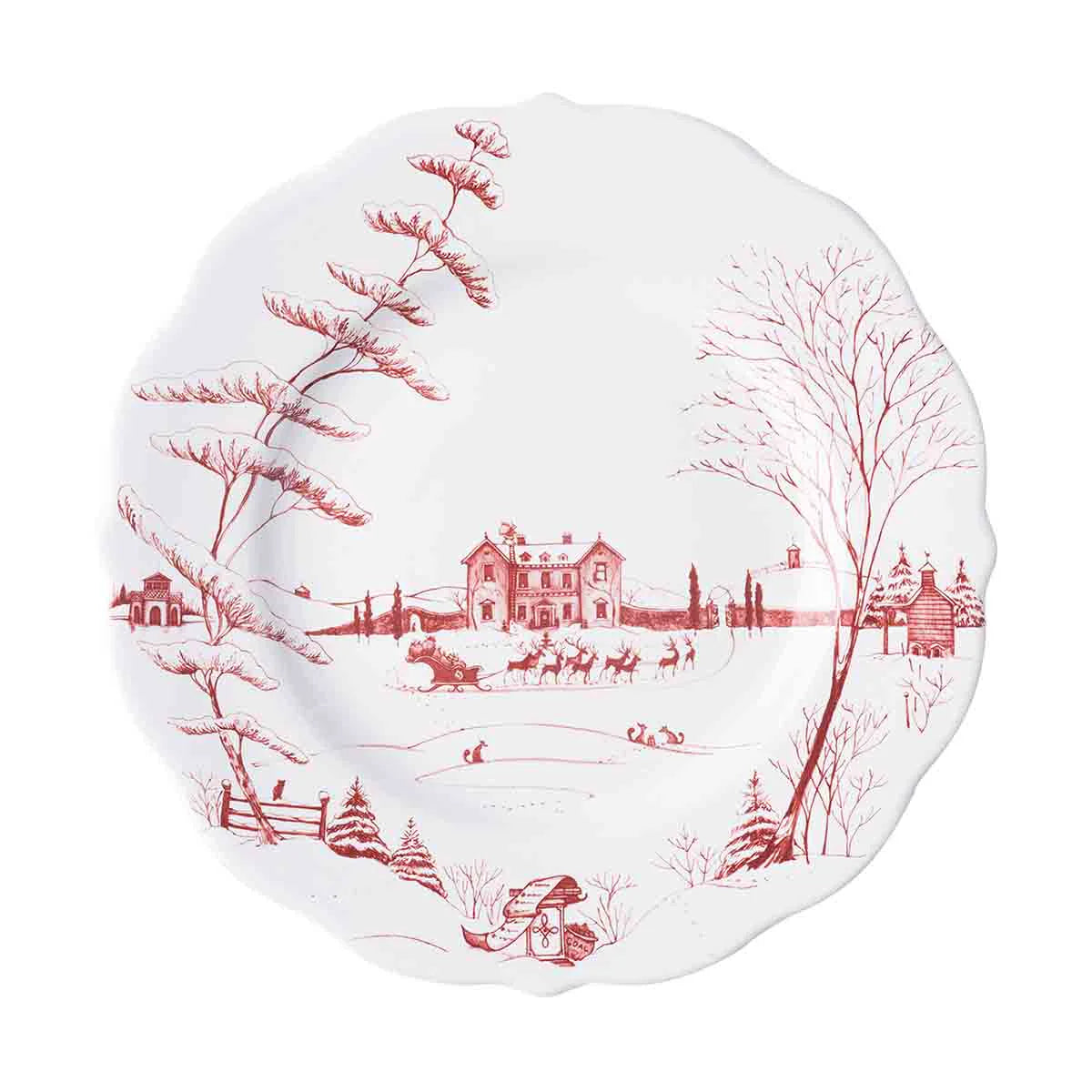 Country Estate Winter Frolic Dinner Plate