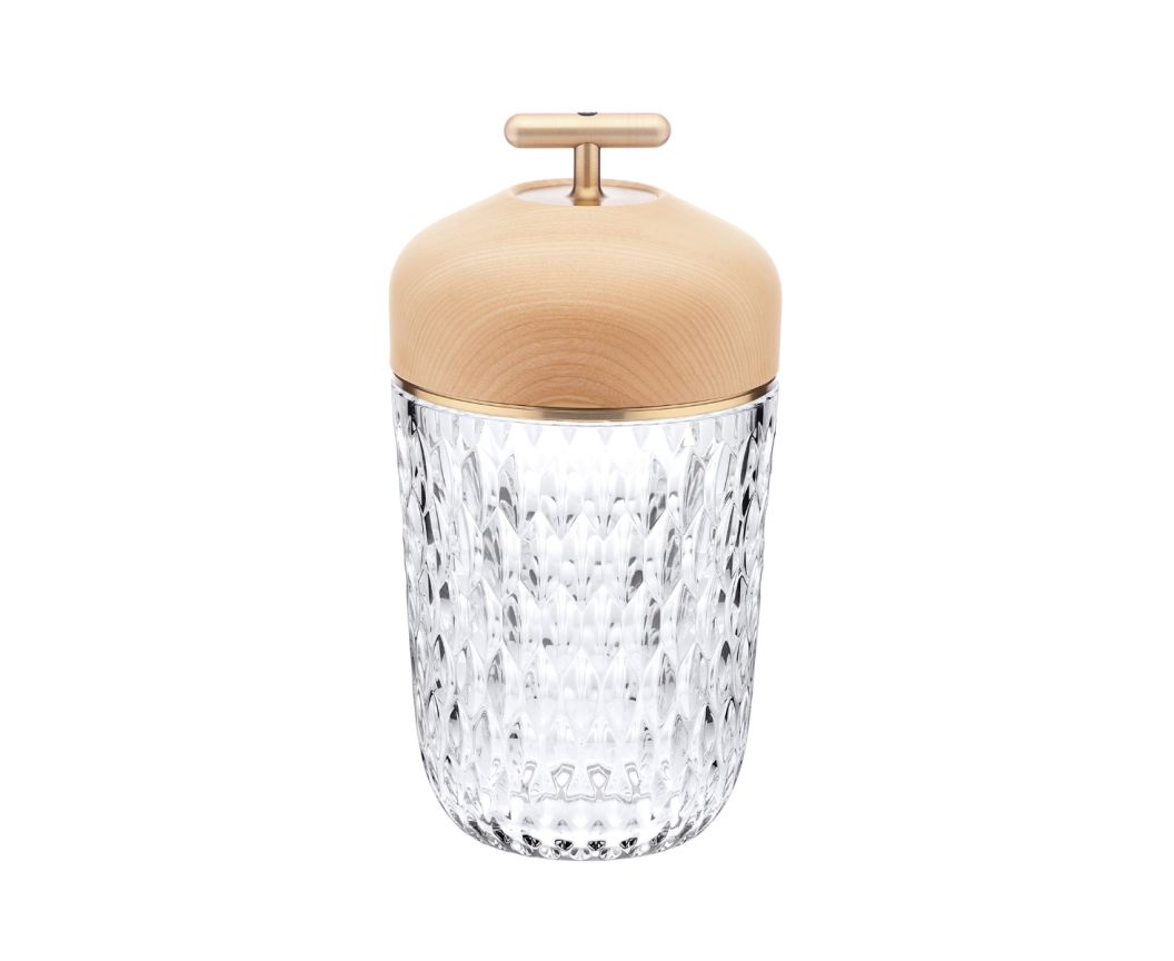 Folia Natural Wood Portable Lamp