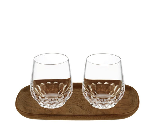 Folia Lungo Set of 2 with Tray