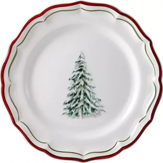 Filet Noel Dessert Plate Set of 4
