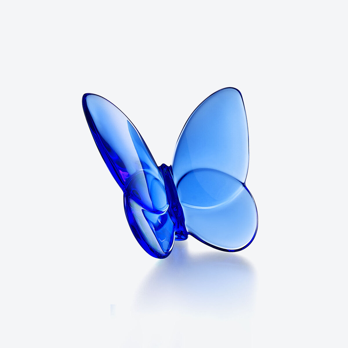 Baccarat Papillon Lucky Butterfly Blue Crystal