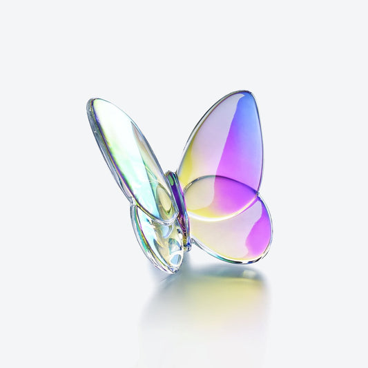 Baccarat Papillon Lucky Butterfly Iridescent Crystal