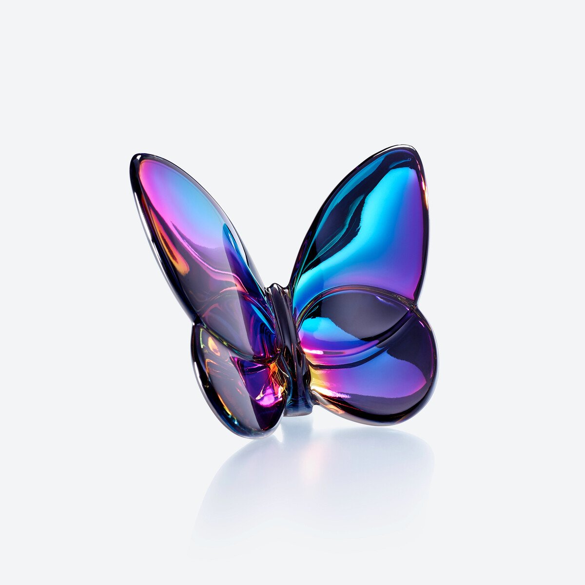 Baccarat Papillon Lucky Butterfly Blue Scarabee Crystal