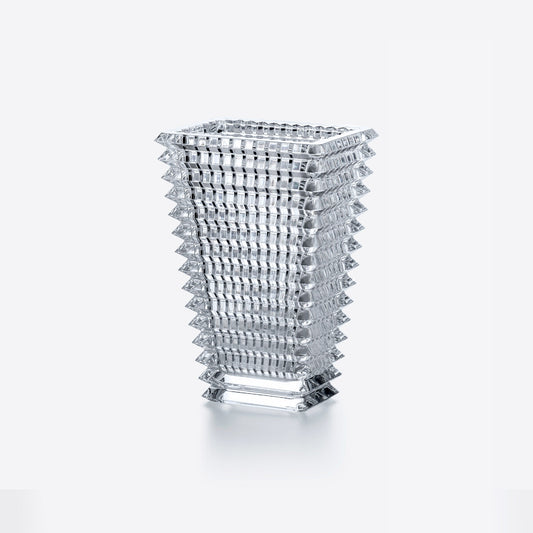 Baccarat Eye Rectangular Vase Small Clear Crystal