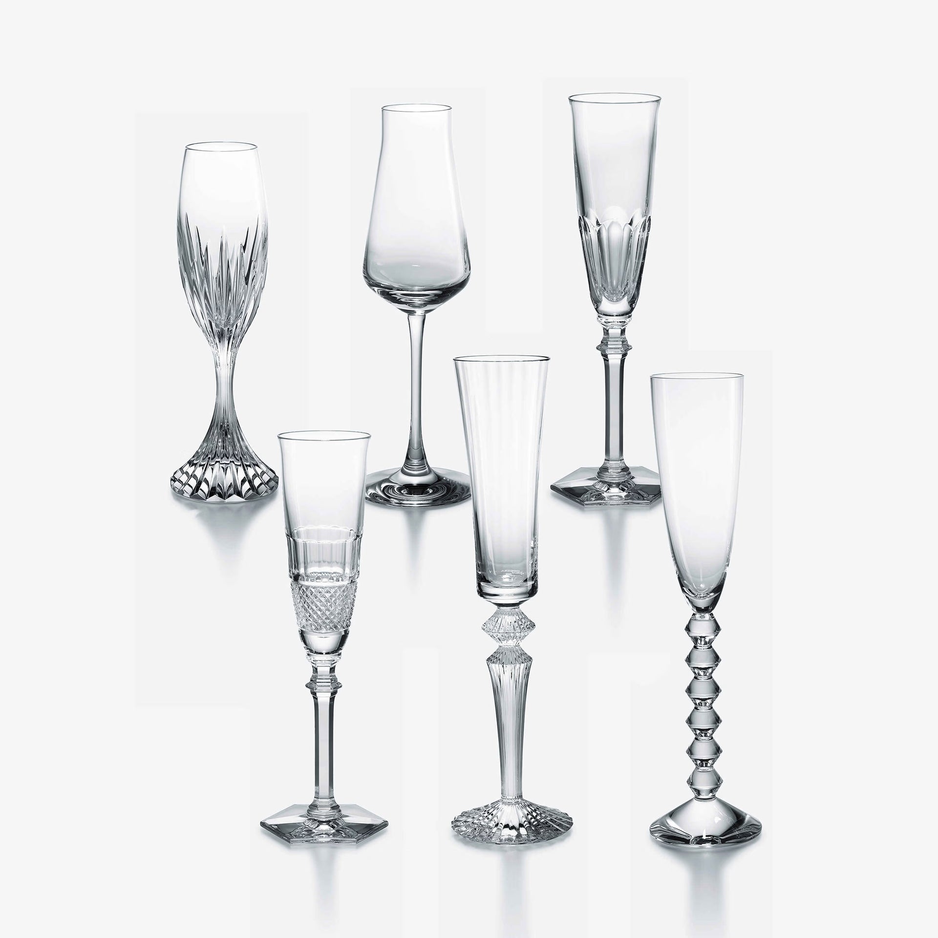 Baccarat Bubbles Box Flutes Set of 6 – St-Tropez Home