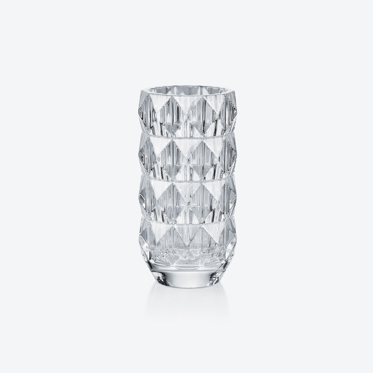 Baccarat Louxor Round Vase Small Clear Crystal