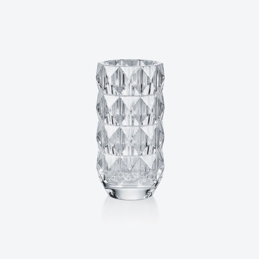 Baccarat Louxor Round Vase Small Clear Crystal