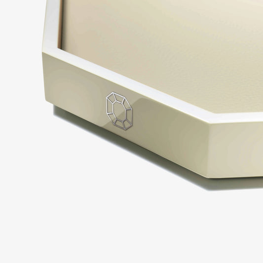 Ivory Octogone Tray