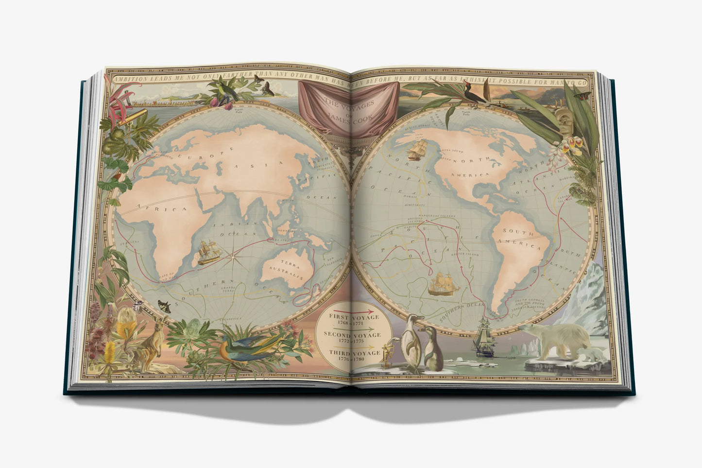 Pacific Islands: James Cook Voyages