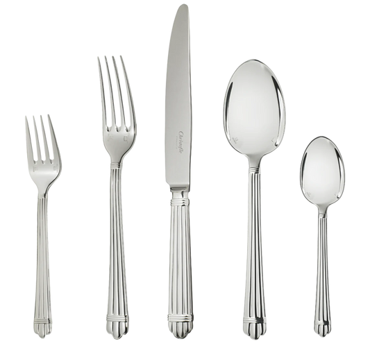 Aria Silver-Plated Five-Piece Place Setting
