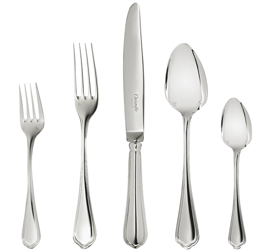 Spatours Silver-Plated 5-Piece Place Setting