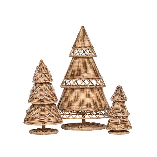 Provence Rattan 16" Tree - Whitewash