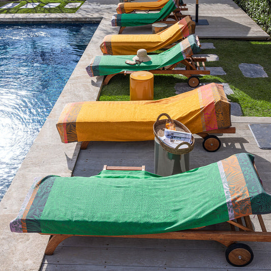 Carioca Green Beach Towel 39" x 79"