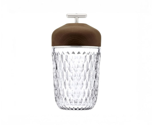 Folia Dark Wood Portable Lamp