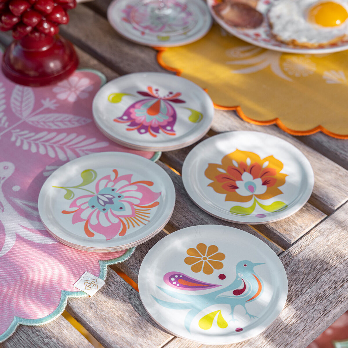 Alegria Multico Coasters Set of 4 – Le Jacquard Français
