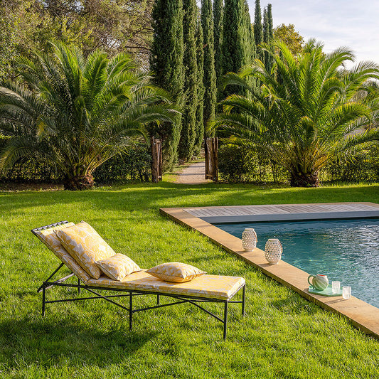 Sun lounger cushion Soleil Cotton