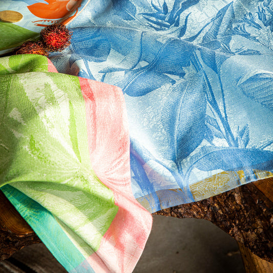 Équateur Tea Towel Green – Le Jacquard Français